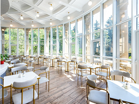 Санаторий «Шахтёр» г. Ессентуки. Ресторан «Печорин»